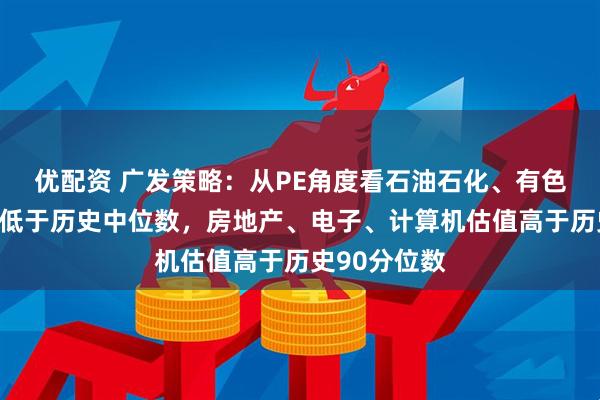 优配资 广发策略：从PE角度看石油石化、有色、建筑装饰低于历史中位数，房地产、电子、计算机估值高于历史90分位数