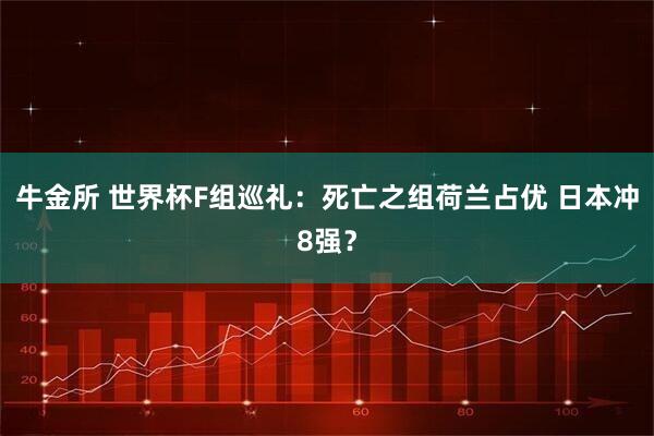 牛金所 世界杯F组巡礼：死亡之组荷兰占优 日本冲8强？